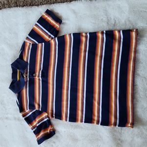 Tommy Hilfiger Striped Polo Shirt Size 12/14
